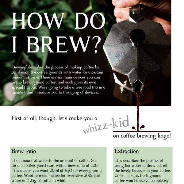 Two Chimps Coffee Making handbook