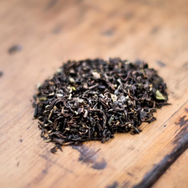 close up of darjeeling tea by tiger and the bee - two chimps coffee