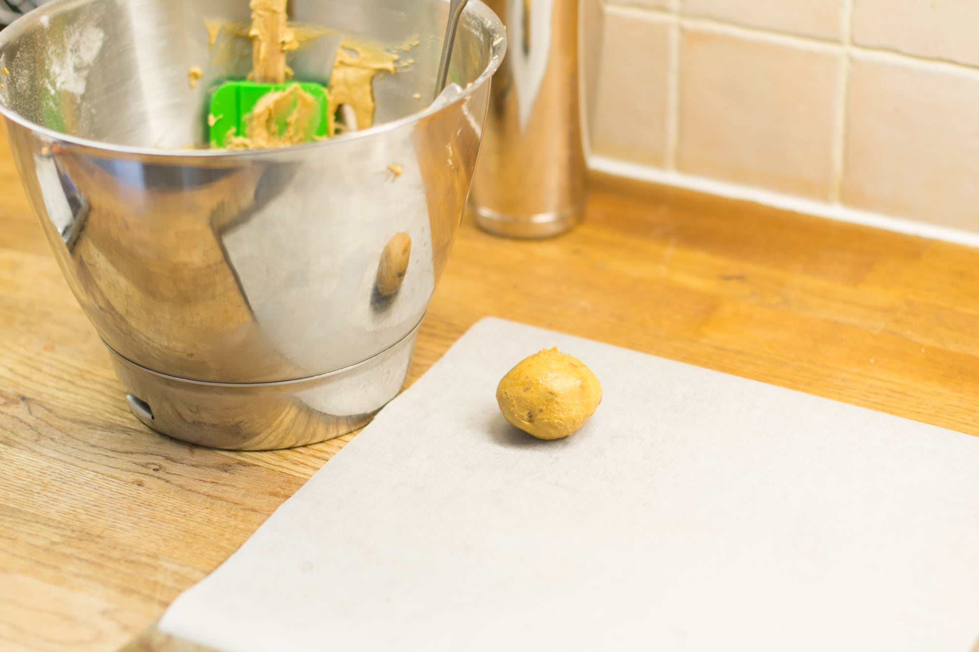 Dough balls ready to bake