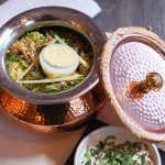 Indian rice and egg dish on a plate