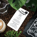 Beans on Roast white labelled coffee