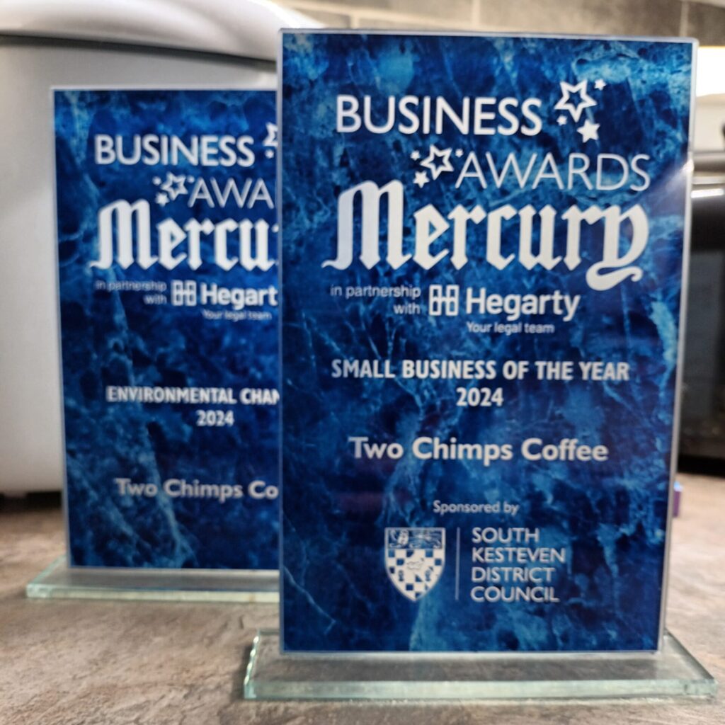 Two Chimps Mercury Business Awards 