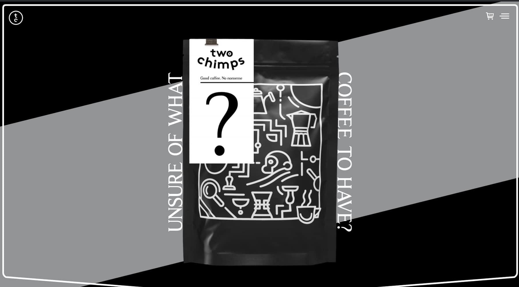 mystery coffee subscription bag