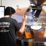 Jordyn Roasting coffee