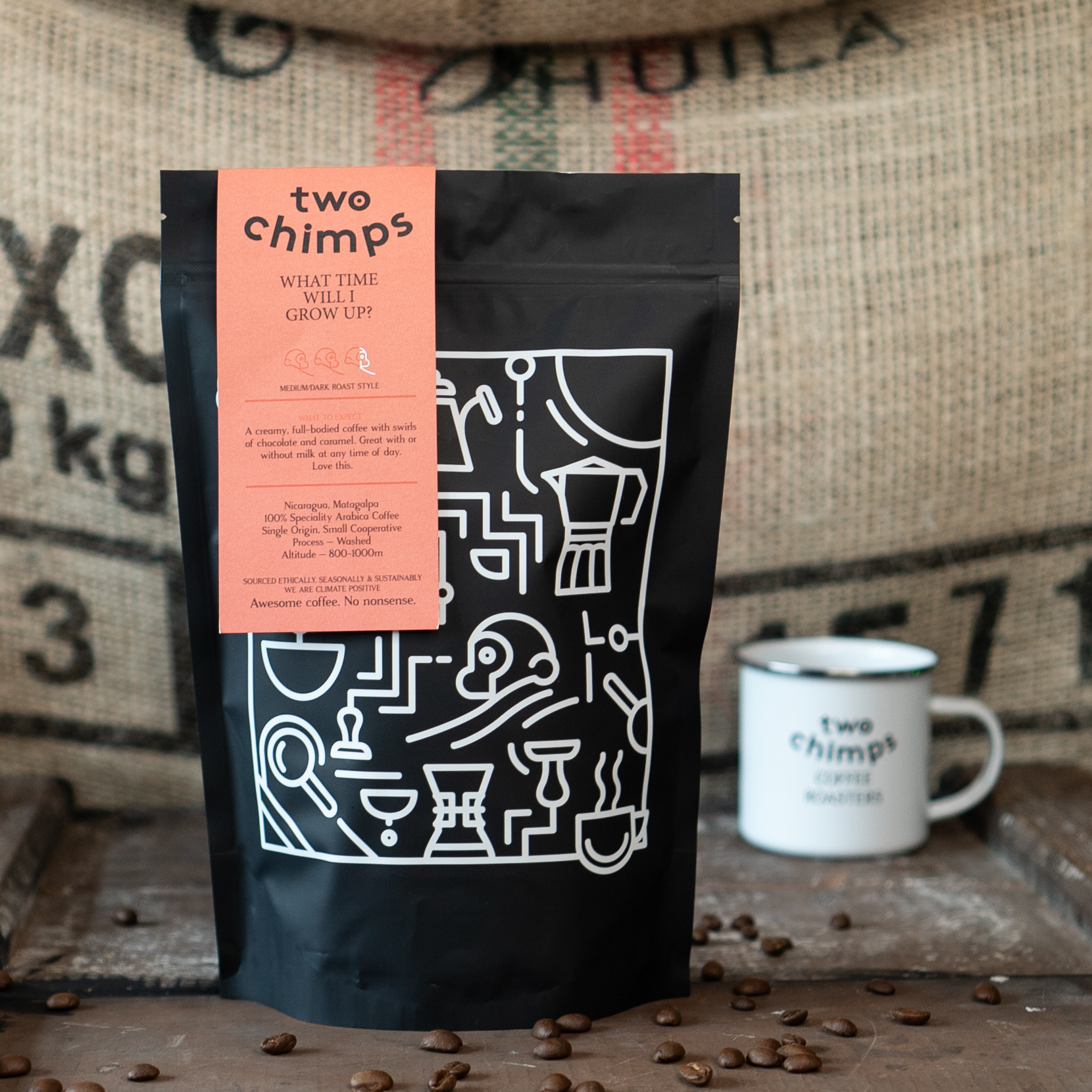 What time will I grow up coffee bag ready to ship with free delivery on orders over £25