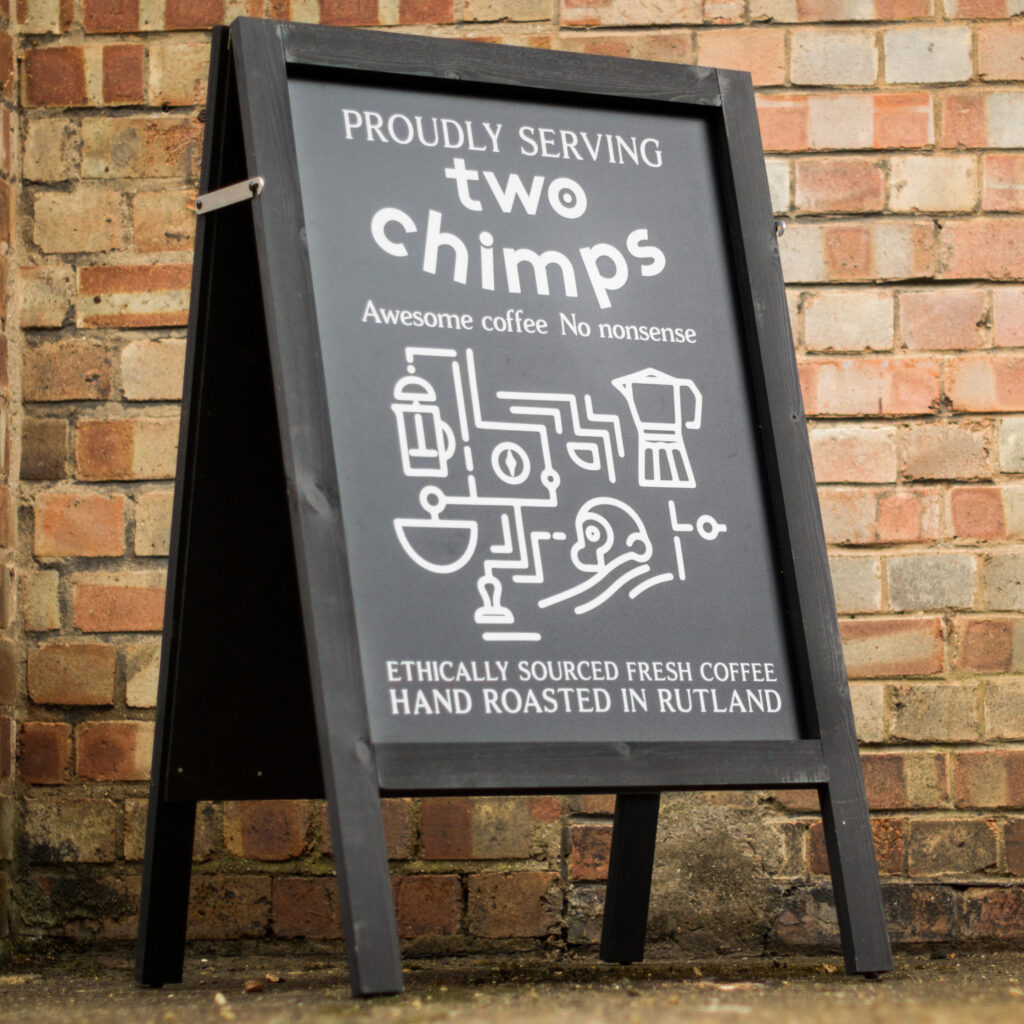 Two Chimps Sign