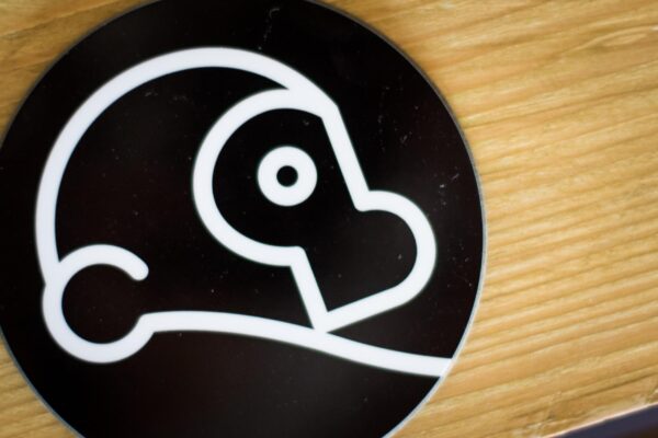 Black Two Chimps coaster