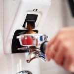 coffee ground into a portafilter