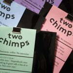 Two Chimps Coffee Sample Bags Laying Flat