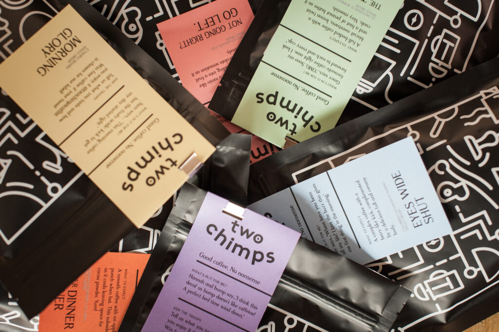 Coffee colour labels