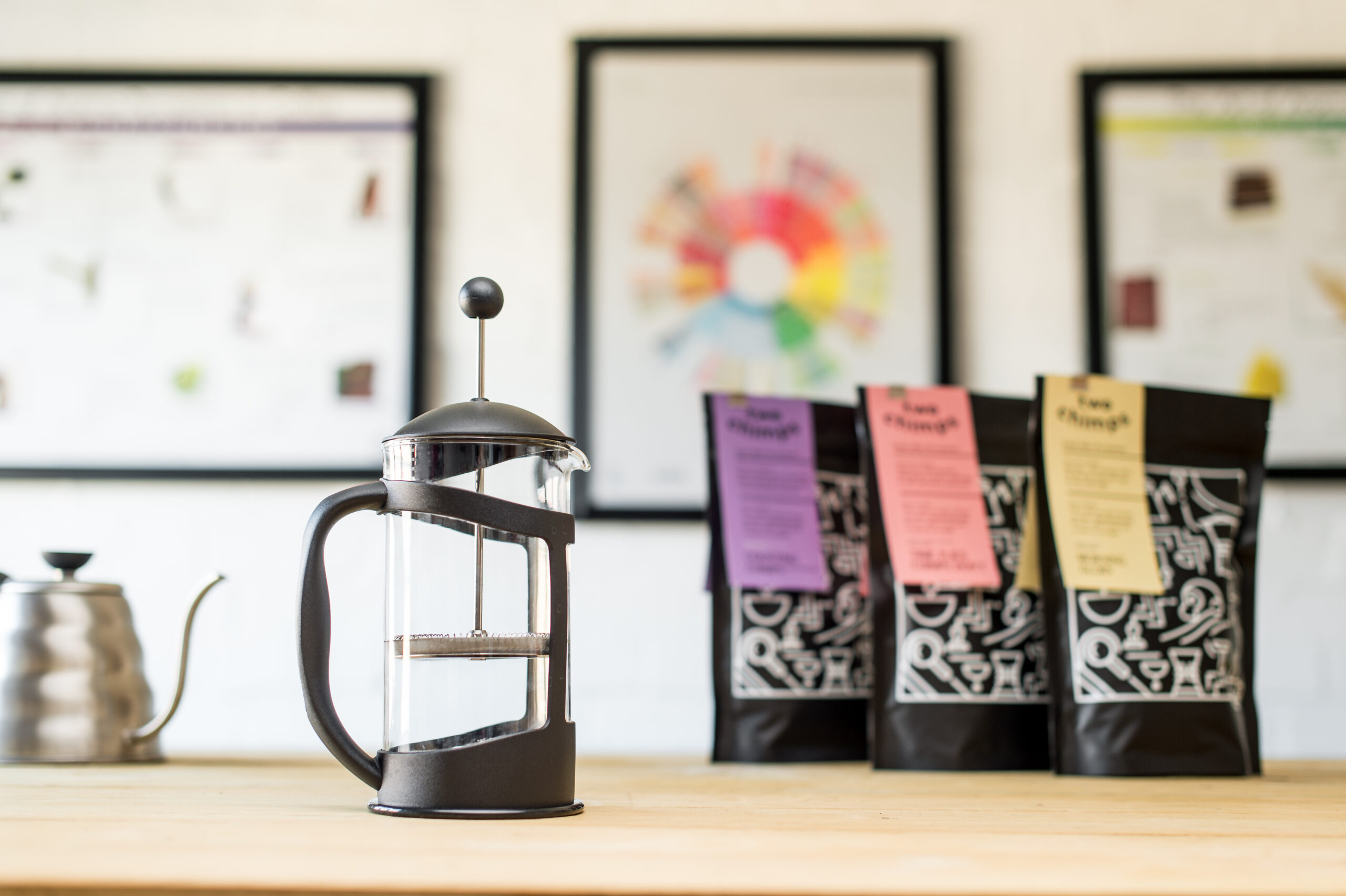 espresso pouring from an espresso machine