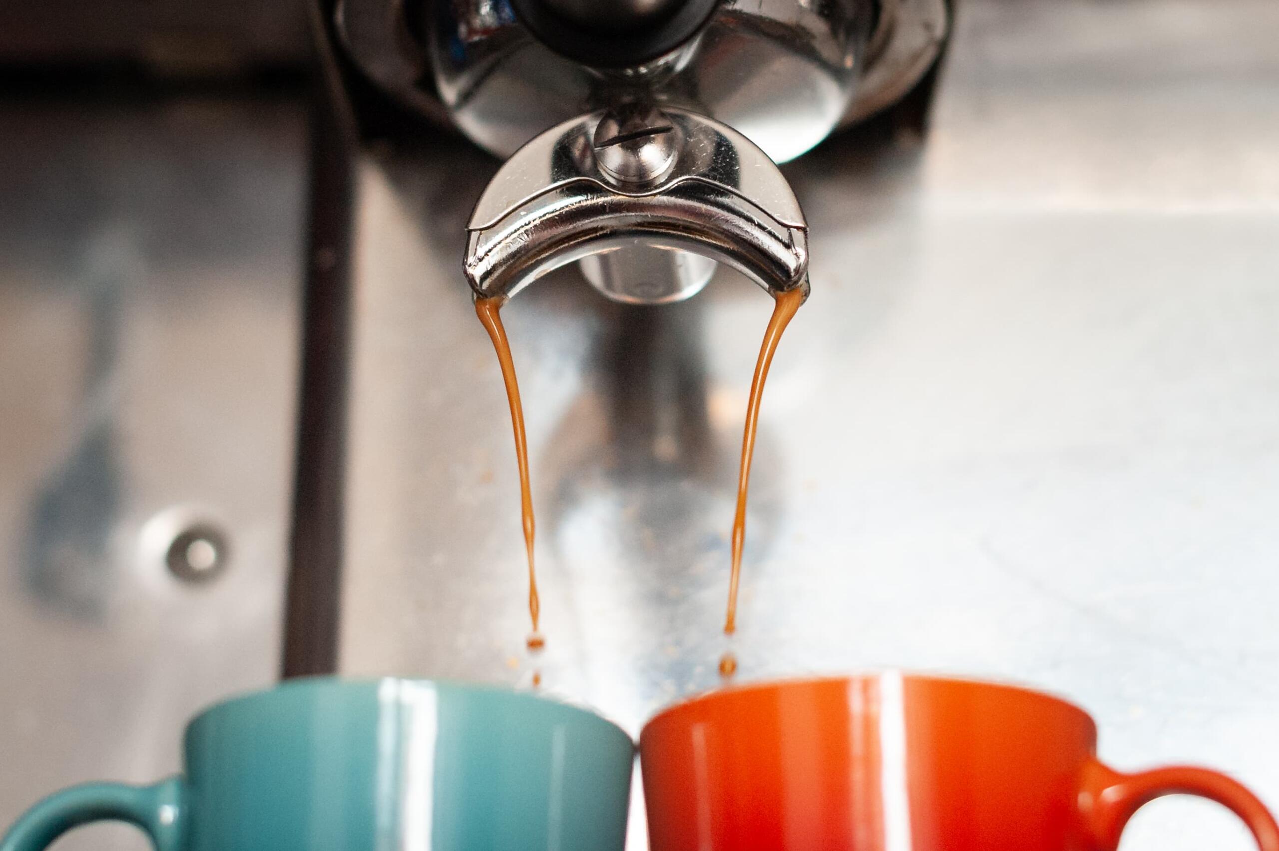 Making double espresso 