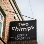 two chimps roastery sign