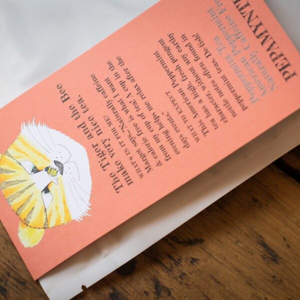 close up of peppermint tea