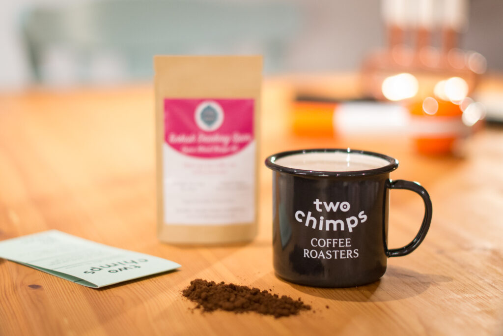 Two Chimps coffee and freshly spiced pouch
