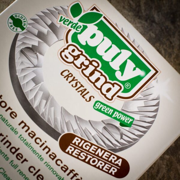 close up of puly grind crystals box