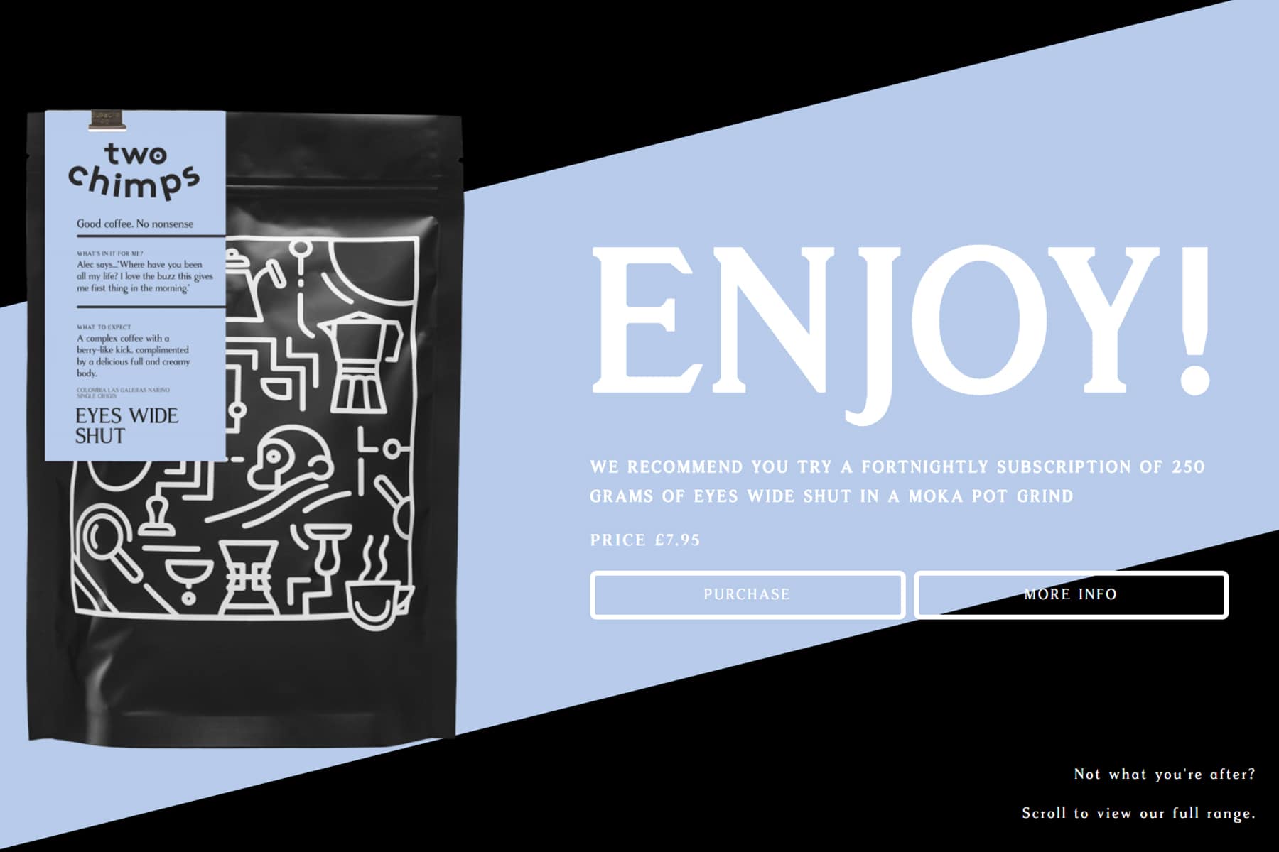 coffee finder result page