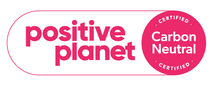 badge to show two chimps is certified carbon neutral