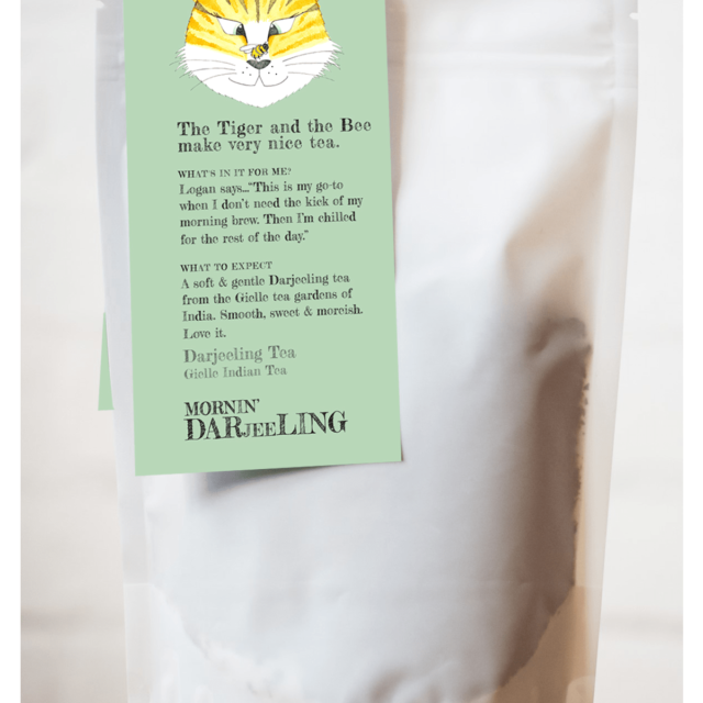 png of loose leaf darjeeling tea available for subscription - two chimps coffee