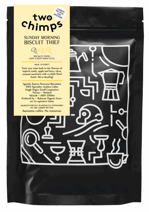 Bag of Sunday Morning Biscuit Thief coffee